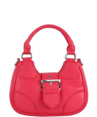 Cute Half Moon Hand Fashion Shoulder Bag JY-0474 FUCHSIA